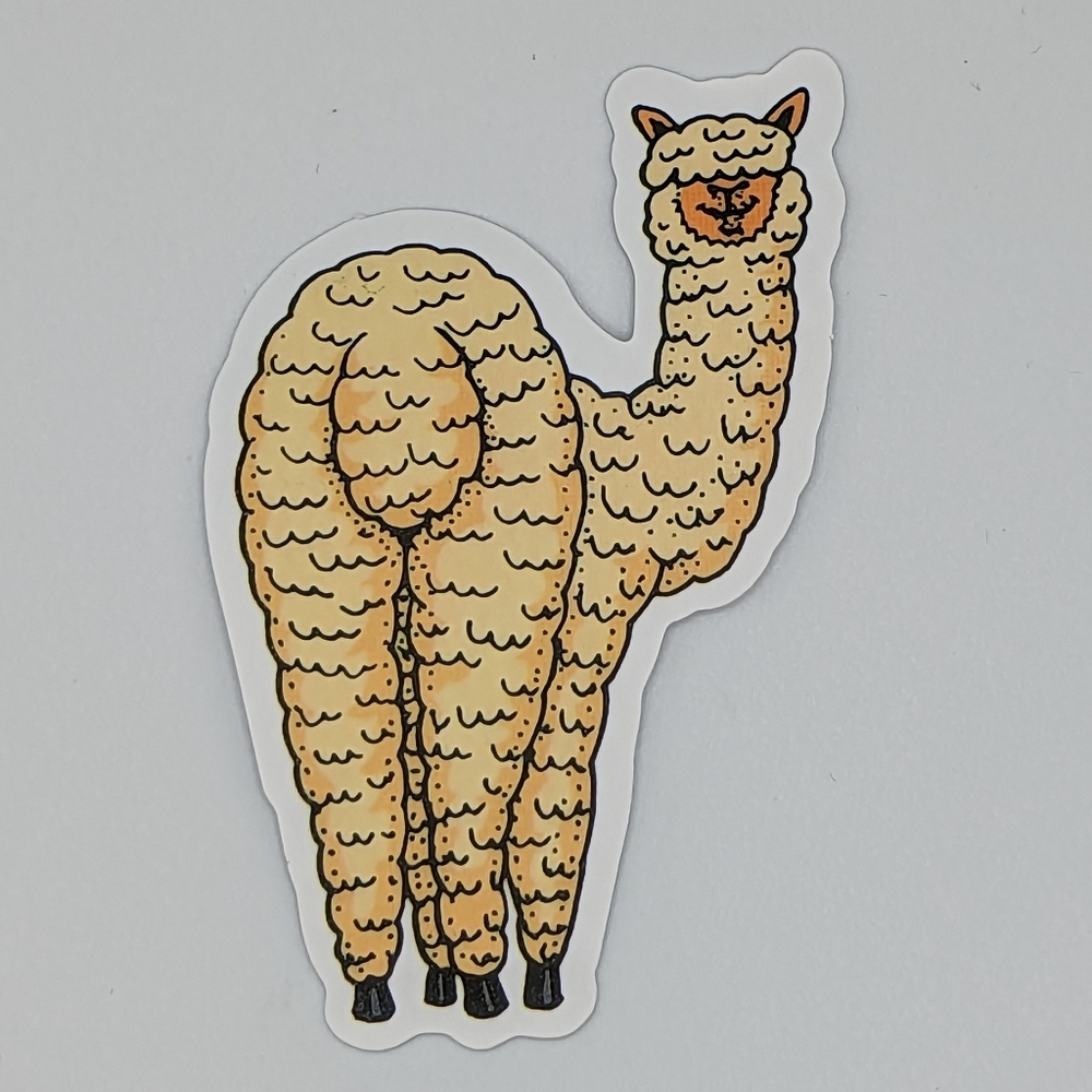 Llama Sticker - Picture 1 of 2